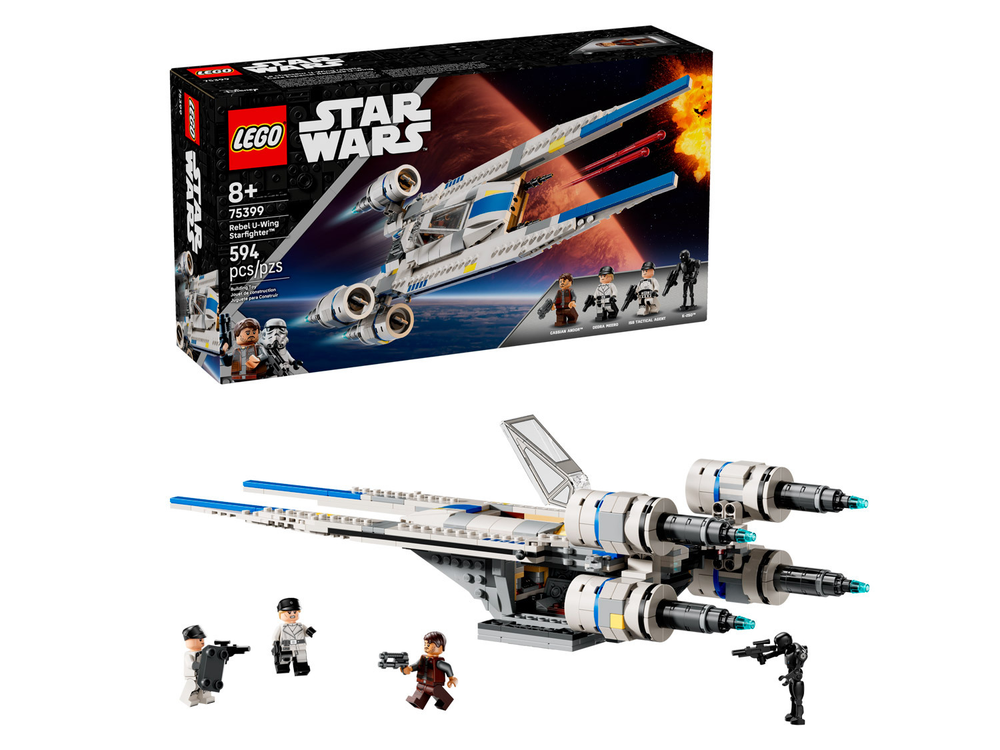 LEGO Star Wars 75399 «Звёздный истребитель повстанцев U-Wing» — корабль для битв