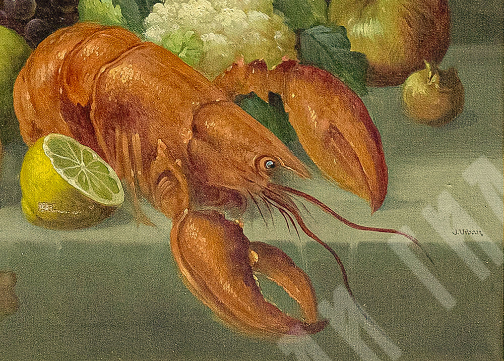 Урбан Дж. Натюрморт в голландском стиле. Холст, масло. Европа, кон. XIX в.