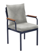 Стул Garden Story РокХилл 6 шт./кор.(каркас синий, подушка серая)