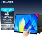 16" Портативный сенсорный монитор VCHANCE 4K OLED 3840x2400, 60 Гц