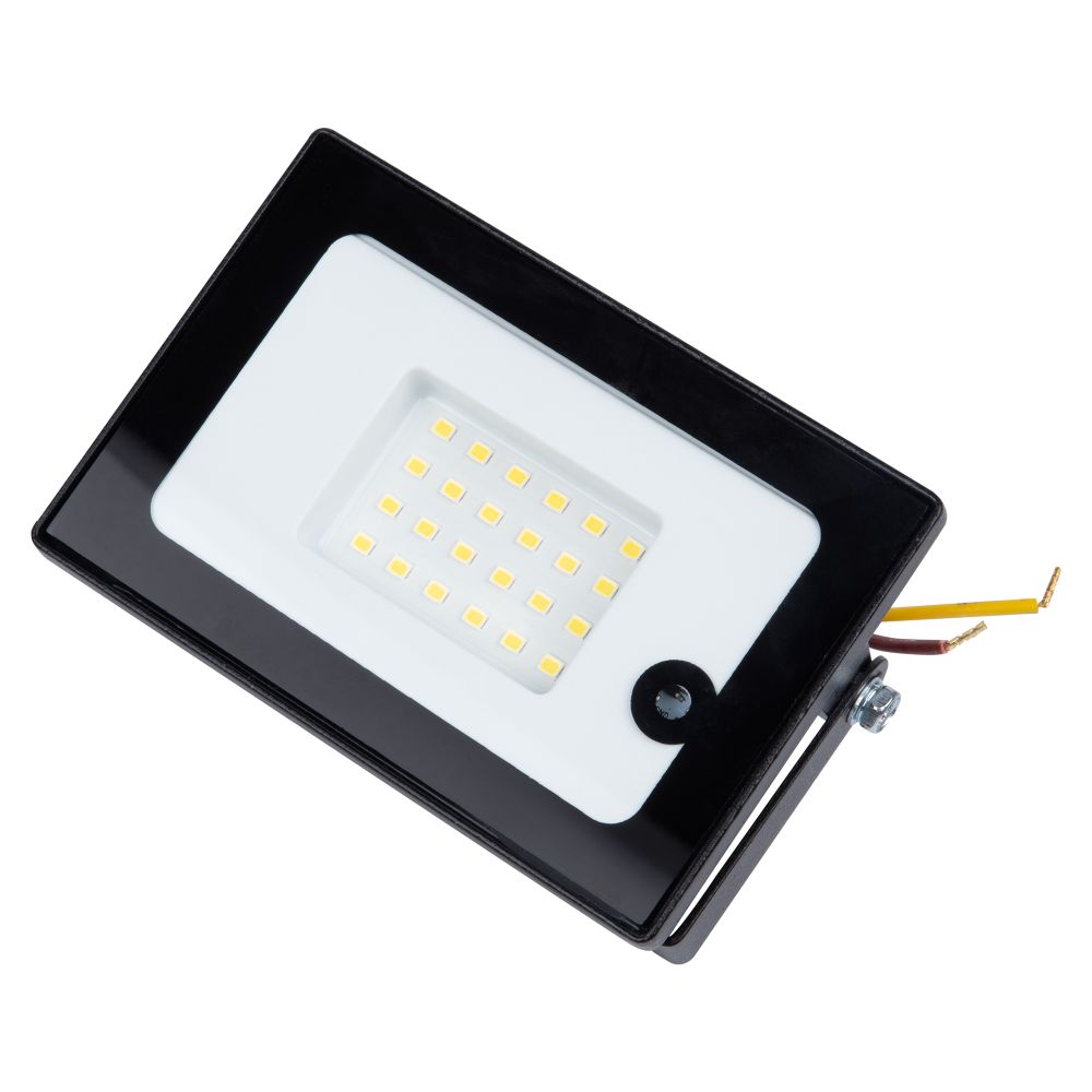 ULF-Q518 30W-6500K SENSOR IP65 220-240V BLACK Прожектор светодиодный с датчиком движения и освещенности. Дневной свет 6500K. Корпус черный. TM Volpe