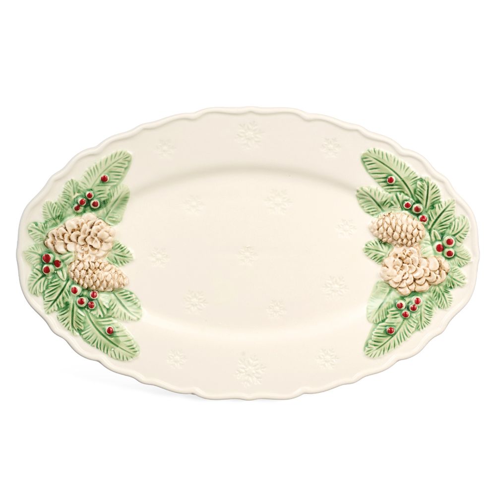 БЛЮДО СЕРВИРОВОЧНОЕ "GREEN PINE" 31*20*2,5 СМ