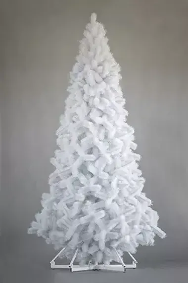 Интерьерная искусственная сосна Рублевская белая 3 м., ствольная, Леска, Green Trees (GT3RULESW)