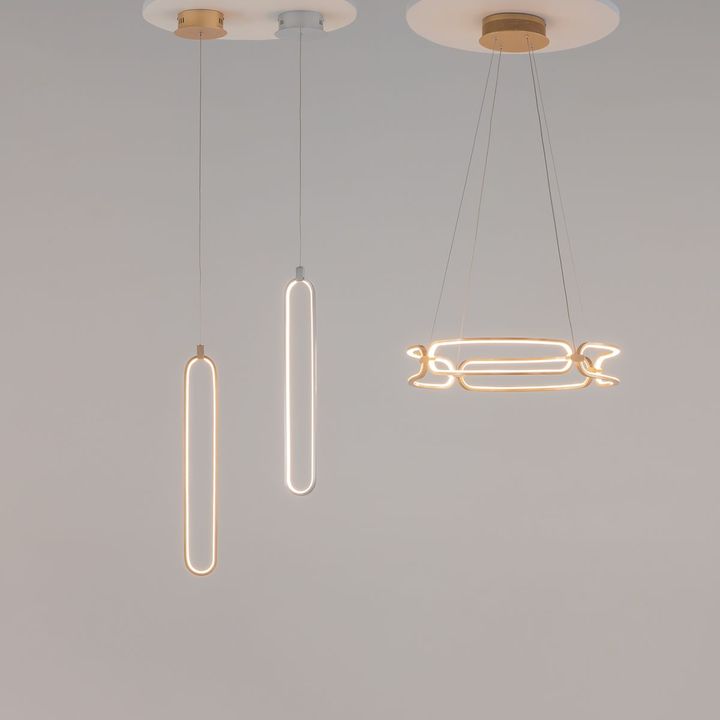 Подвесной светодиодный светильник Maytoni Chain MOD017PL-L50MG