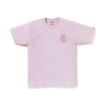 A Bathing Ape Pigment A Bathing Ape Logo Tee фиолетовый PPX