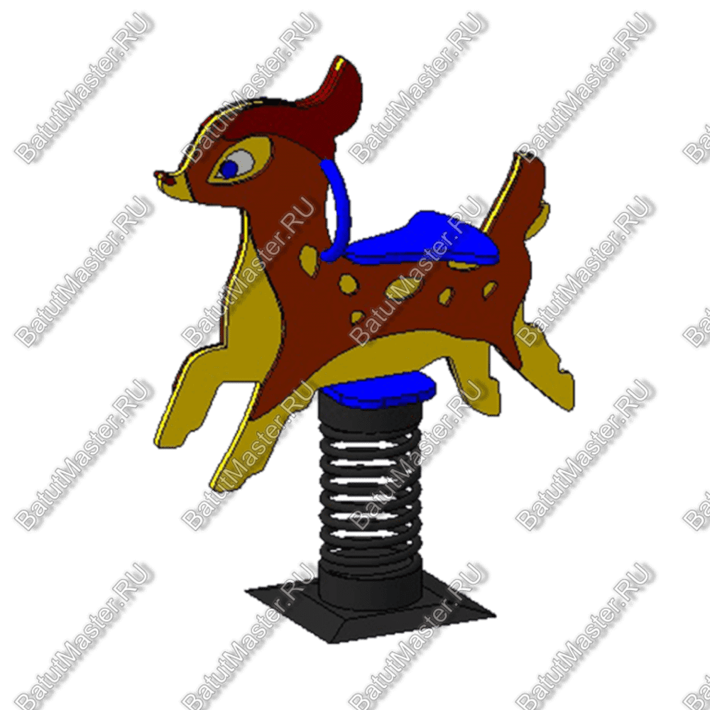 Качалка для детей для игровых комнат, площадок "Олененок"