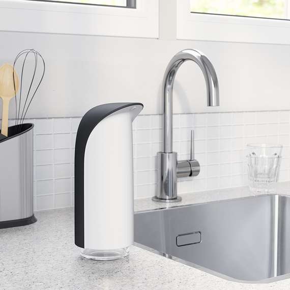 Диспенсер для мыла Emperor 255 мл черно-белый