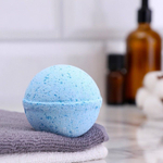 Бомбочка для ванны с шиммером и ароматом банана Банановый мармелад - 150 гр. (Цвет: голубой)