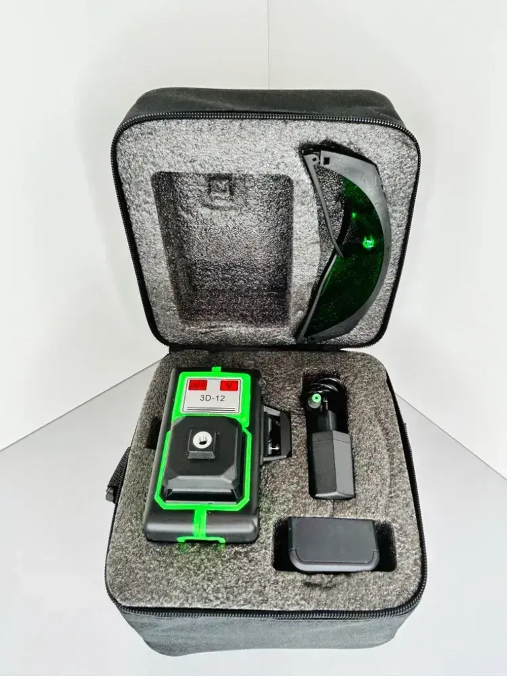 Лазерный уровень/нивелир HilDA 3D 12 линий, single зеленый луч Хилда