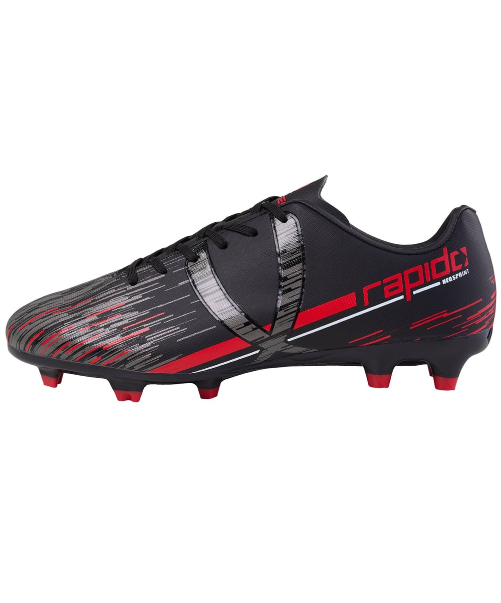 БЕЗ УПАКОВКИ Бутсы футбольные Rapido FG Black/grey