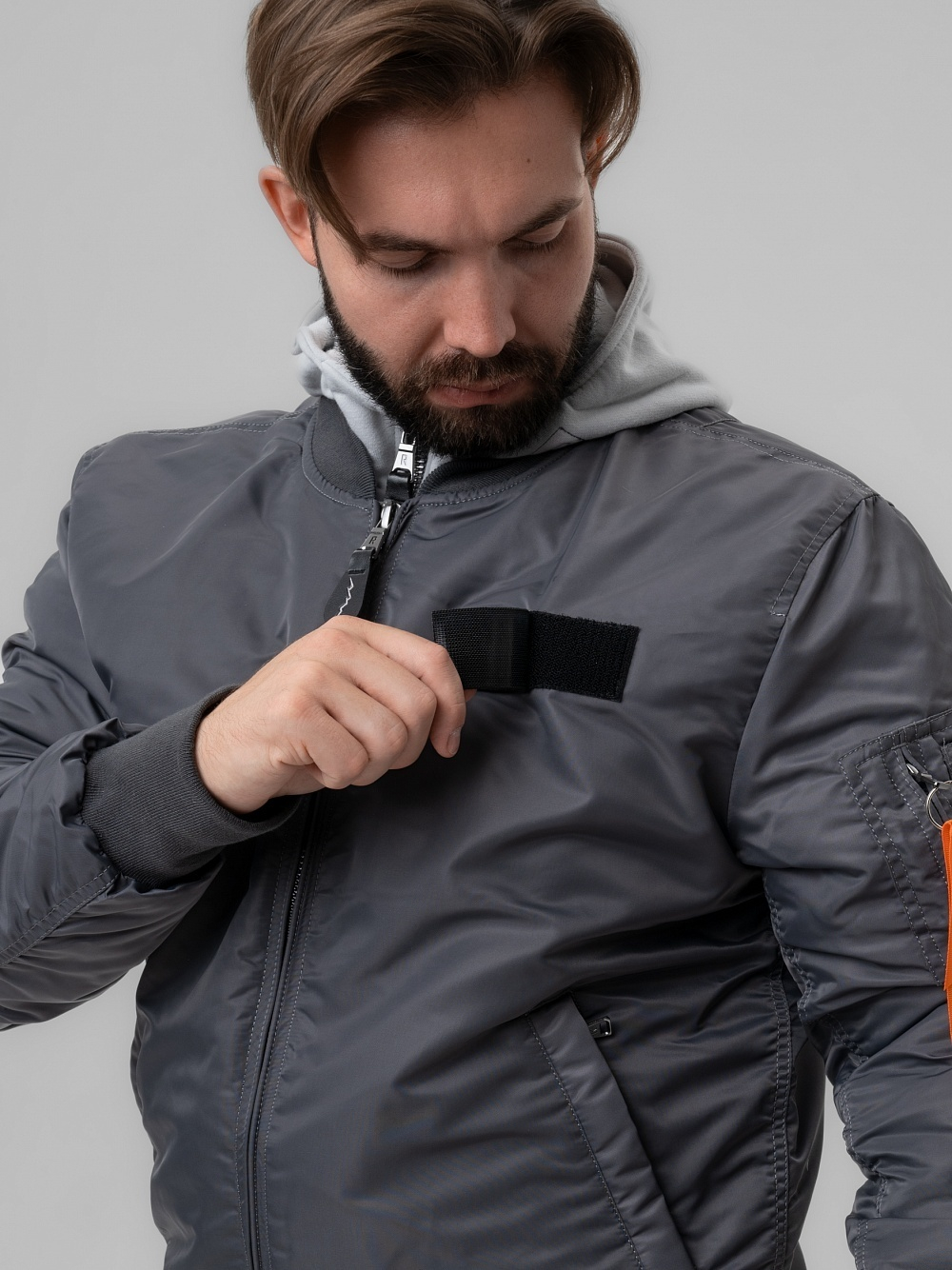 Куртка Бомбер Remington Wenham Gray р. M