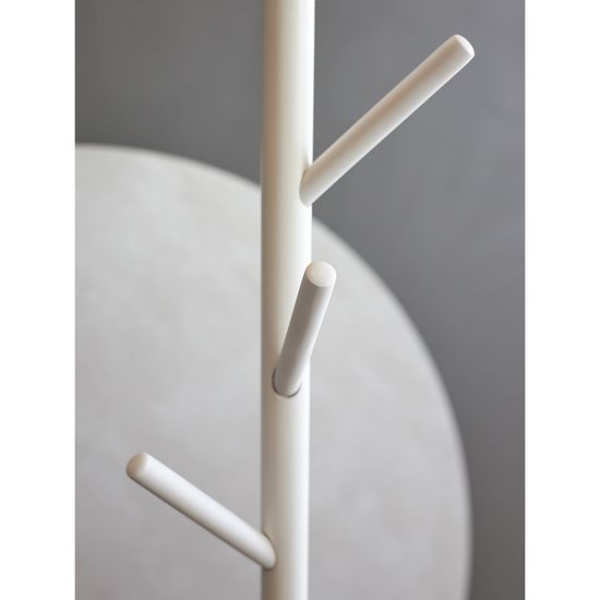 Вешалка напольная forsty, 173 см, белая