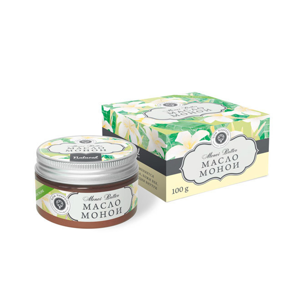Натуральное твердое масло (баттер) Монои, 100 г (7,09 б)