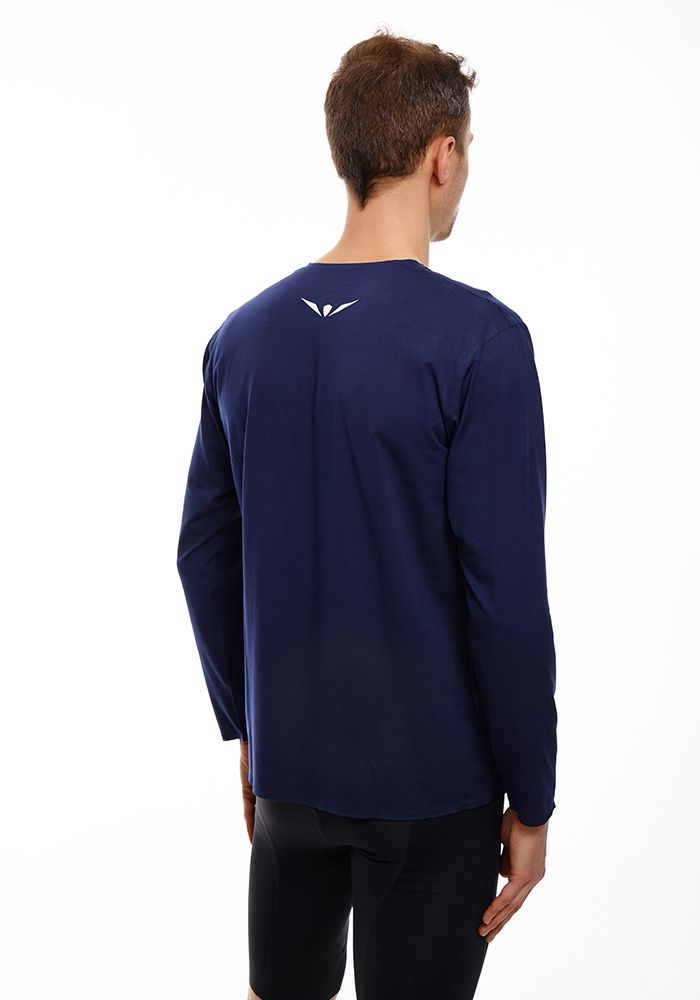 ЛОНГСЛИВ УТЕПЛЕННЫЙ МУЖСКОЙ WARM LONG SLEEVES TEE | DEEP BLUE