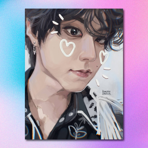 Арт принт / cherryleash / STRAY KIDS / Джисон #6