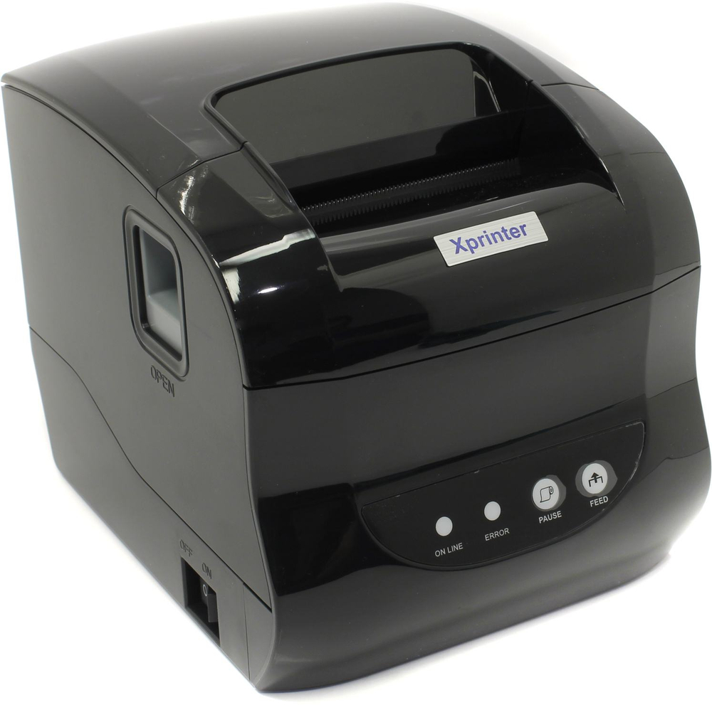 Xprinter <XP-365B USB+1 рулон> Термопринтер (203 dpi, 127  мм/сек,  USB2.0)