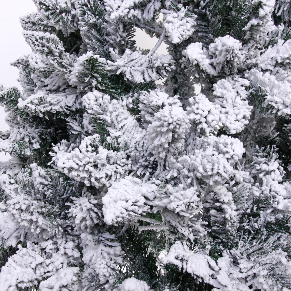 Ёлка «Снежные огни» 180 см, ПВХ с белым напылением 230 ламп LED (728 веток)