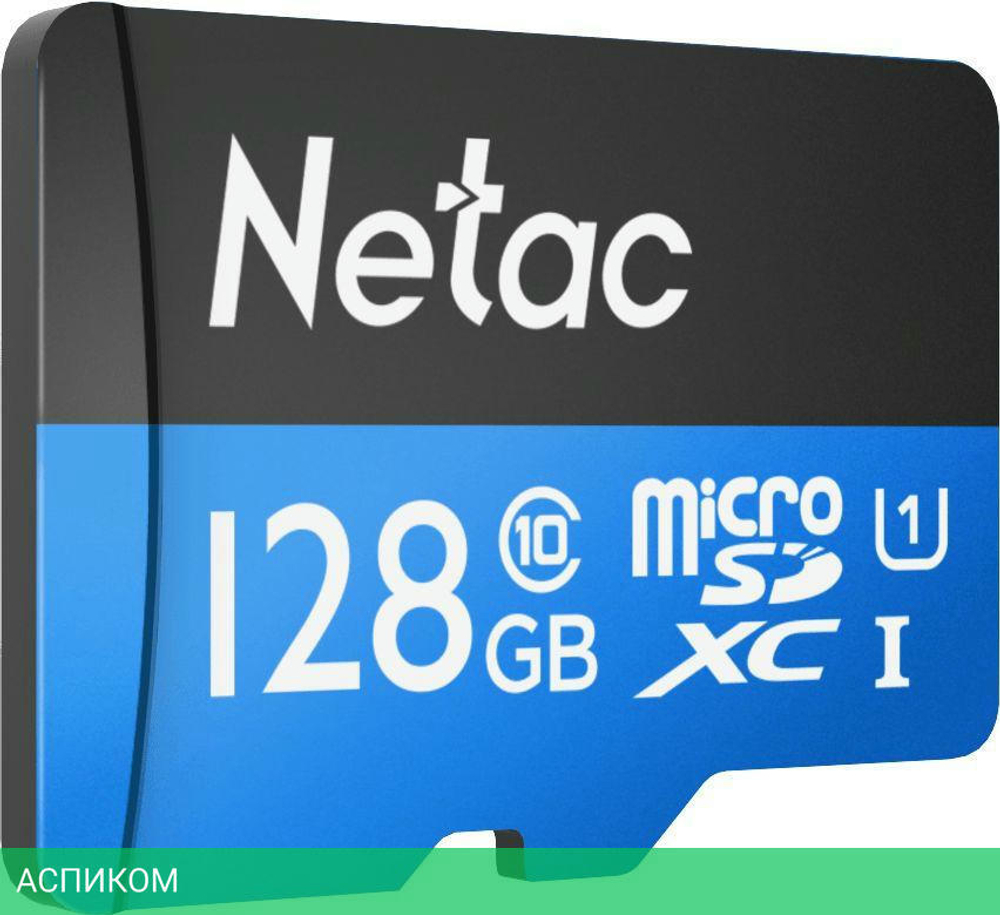 Карта памяти Netac P500 Standard MicroSDXC 128GB (NT02P500STN-128G-S)