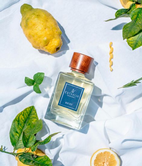Blue Zest, ароматический диффузор с палочками, Euthalia Fragrances