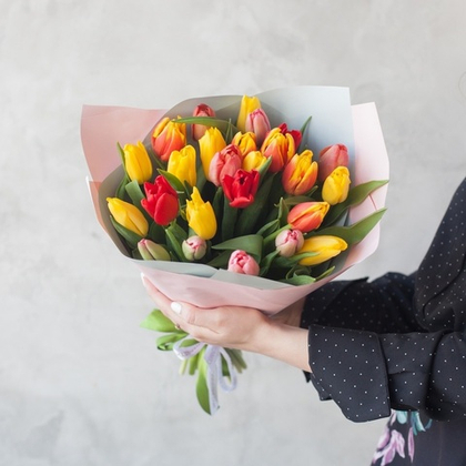 25 тюльпанов ( микс )