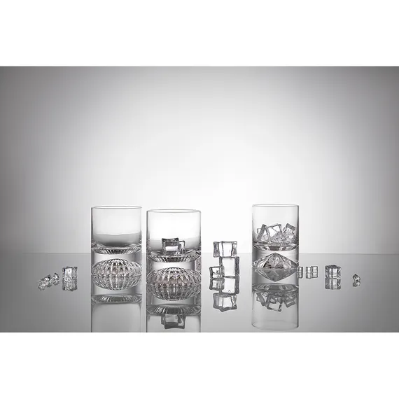 Набор стаканов для виски genty ribbs, 240 мл, 2 шт.