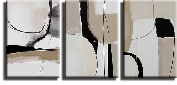 Модульная картина "Современная абстракция"