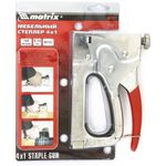 Степлер мебельный, тип скобы 36/140/300/500, 6-14мм, 4-функциональный, Matrix, 40901