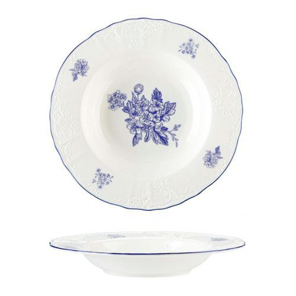 Тарелка глубокая 23 см,коллекция "Sea Flower" P.L.