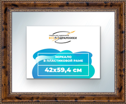 Зеркало настенное в раме 42x59,4