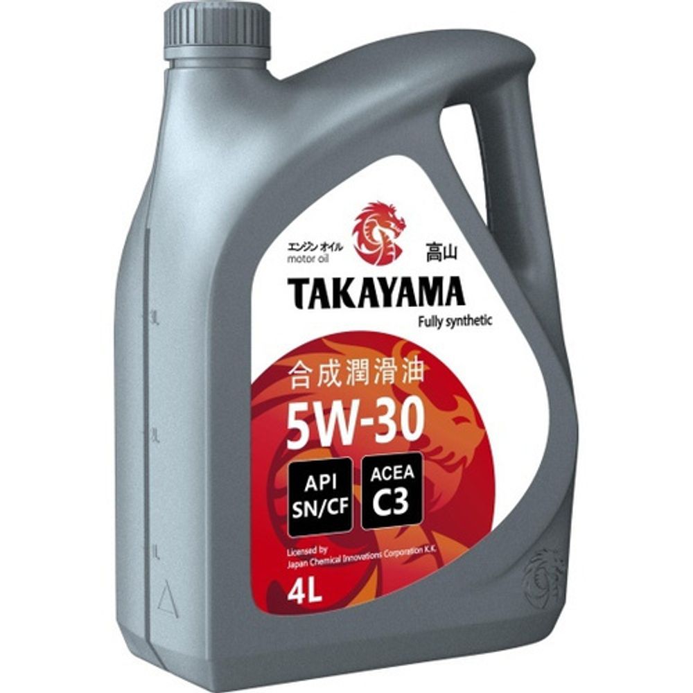 Масло моторное синтетическое TAKAYAMA  5W30 SN ILSAC GF-5 пластик 4л