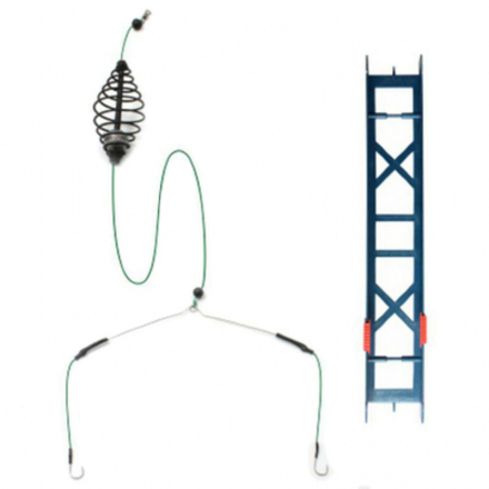 Осн. Яман «Карп», корм.20г, коромысло 16см, плетеный шнур 0,15 мм, крючок №6