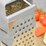 Терка 4-х гранная с пластиковой ручкой, 11*8,5*22см