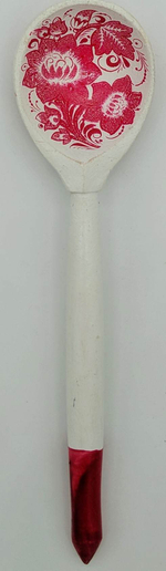 Ложка деревянная "Гжель" чайная