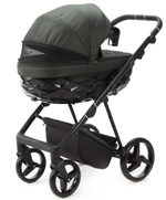 Детская коляска Adamex Quantum 3 в 1 Q-TK105 LUX (Т.ЗЕЛЕНЫЙ)