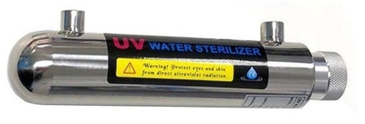 УФ стерилизатор UV-16W-R 2 GPM 1/2"