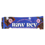 Raw Rev, Протеиновый батончик на растительной основе, двойное шоколадное тесто для брауни, 12 батончиков, 46 г (1,6 унции)