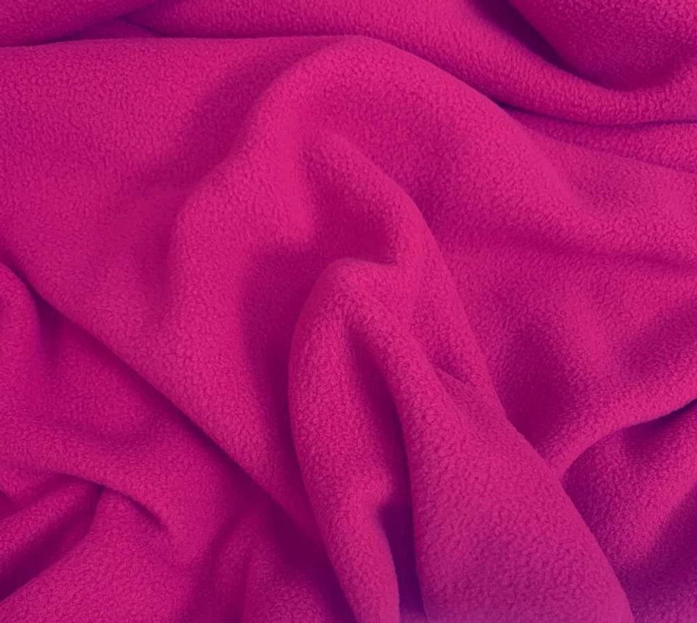 Флис гл. краш, фуксия, двухсторонний, антипиллинг