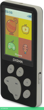 Hi-Fi плеер Digma S5 8Gb черный/серый