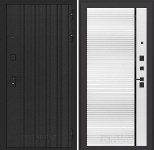 Бункер 06-22 белый софт, чёрная вставка