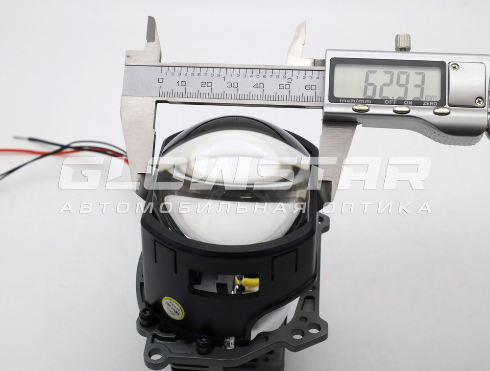 Билед модули Aozoom X9 (прямоугольные) 3.0 дюйма, 12V 52/57W, 4300/4600Lm (комплект, 2шт)