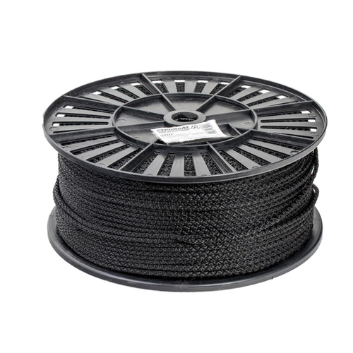 ШНУР СТРОЙБАТ ХОЗ.БЫТ С СЕРДЕЧ.  4,0 ММ (ЧЕРНЫЙ)