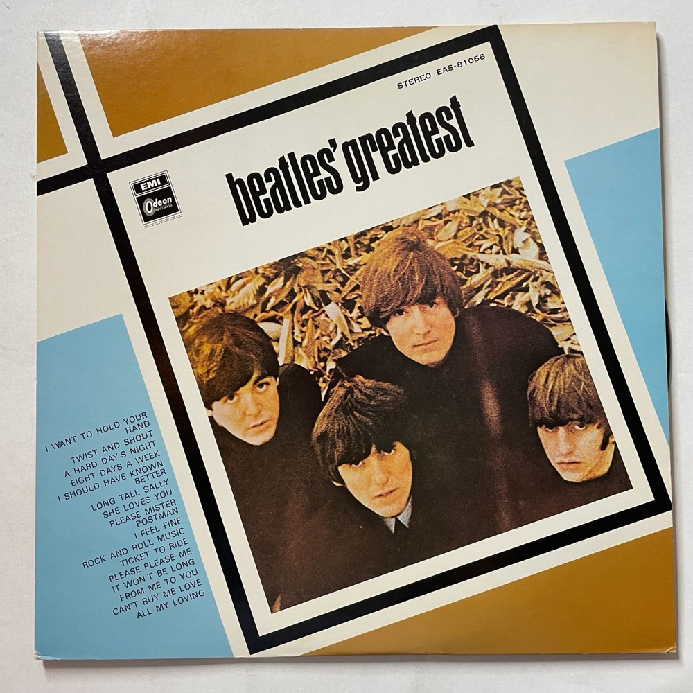 Винтажная виниловая пластинка LP The Beatles Greatest (Japan 1978) (No Obi) I Want To Hold Your Hand