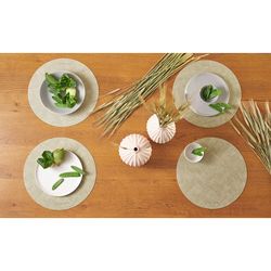 Набор из 4-х сервировочных салфеток Leanera, Ø35 см, мятные