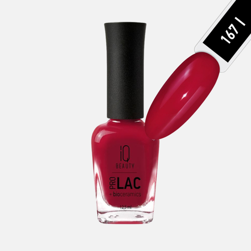 IQ Beauty Лак для ногтей укрепляющий с биокерамикой 167 , 12,5 мл