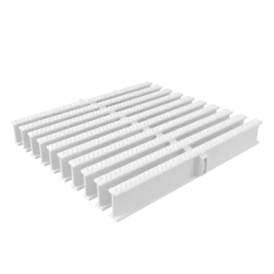 Переливная решетка ACON 245x34 мм цвет белый, синий, голубой, серый, черный