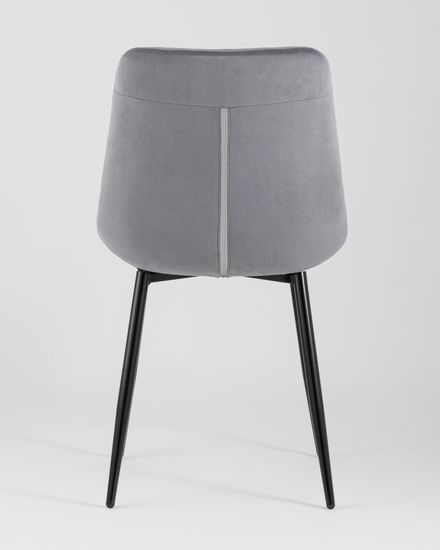 Стул Флекс велюр серый