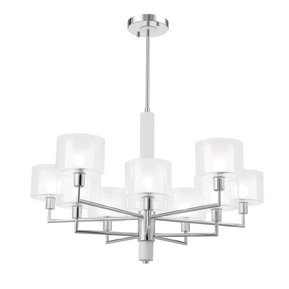 Подвесная люстра Crystal Lux Maestro SP-PL5+5 Chrome