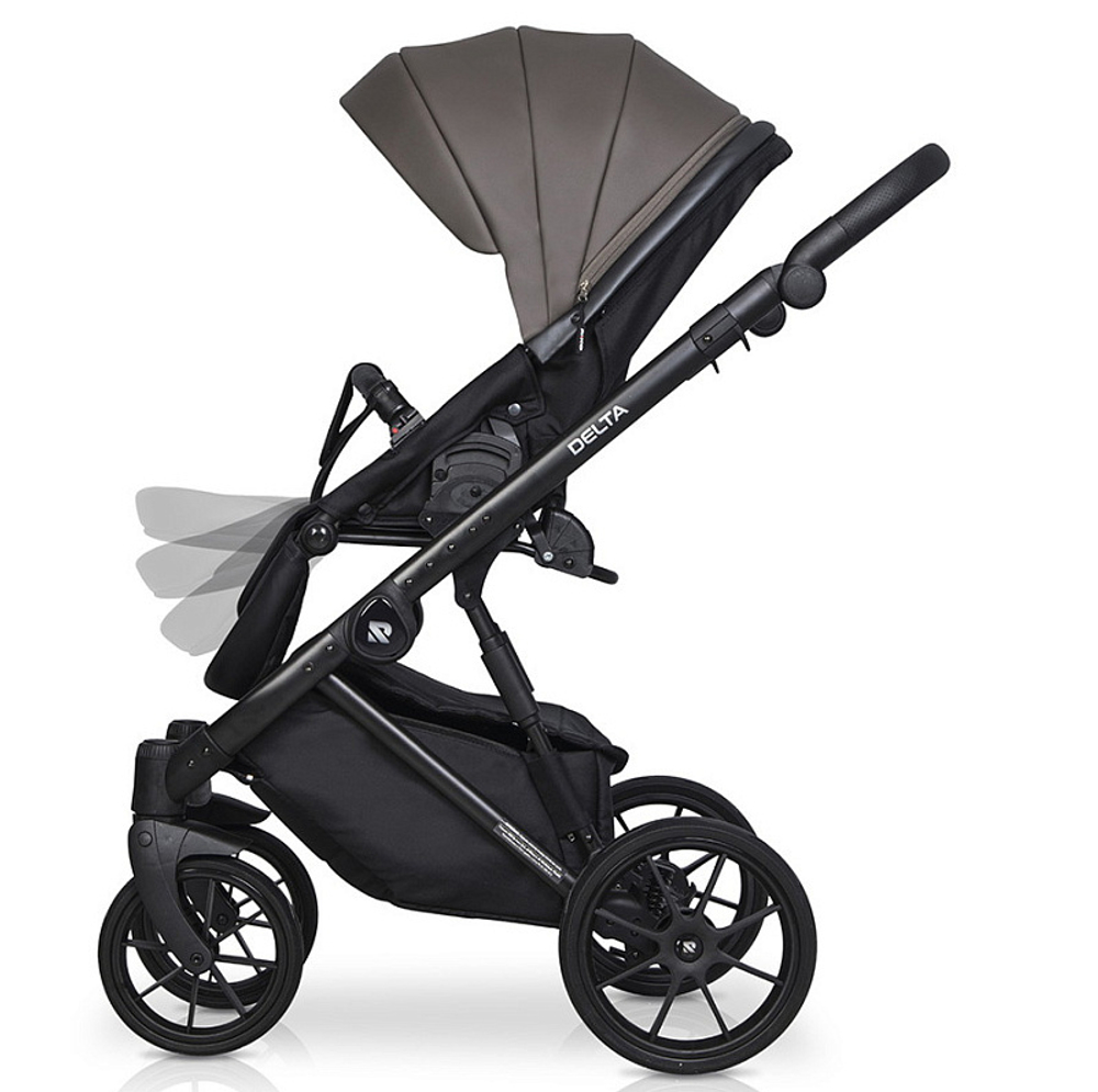 Детская коляска Riko Basic Delta Ecco 3 в 1 12 Mokka