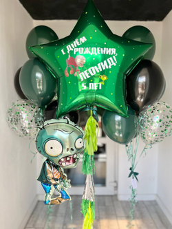 Воздушные шары Зомби против растений №3649