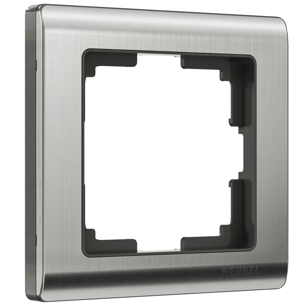 Рамка на 1 пост Metallic (глянцевый никель) W0011602
